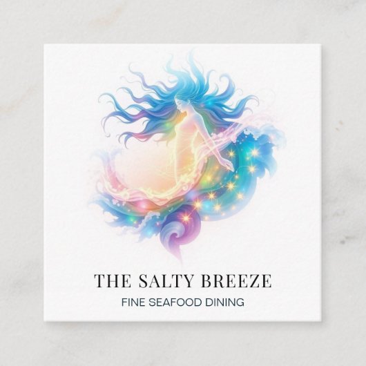 Carte De Visite Carré *~*A P13 Healing Beach WAVE Naissance de Vénus 70 (Devant)