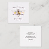 Carte De Visite Carré Abee Beekeeper Apiary Honey (Devant / Derrière)