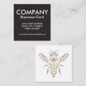 Carte De Visite Carré abeille (Devant / Derrière)