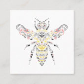 Carte De Visite Carré abeille (Dos)