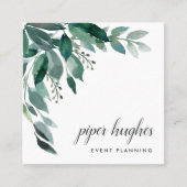 Carte De Visite Carré Abondant feuillage (Devant)