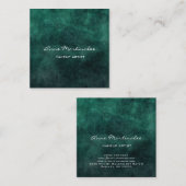 Carte de visite Carré Abstrait de maquillage (Devant / Derrière)