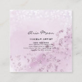 Carte de visite Carré Abstrait Lavender (Dos)