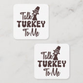 Carte De Visite Carré Action de grâces (Devant / Derrière)