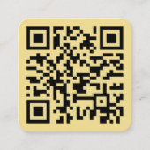 Carte De Visite Carré Adresse de site Web personnalisée QR Code Entrepri (Devant)