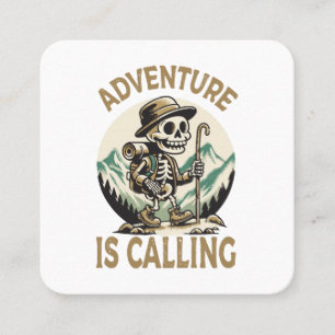 Carte De Visite Carré Adventure is calling