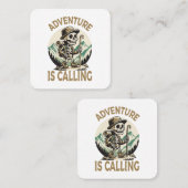 Carte De Visite Carré Adventure is calling (Devant / Derrière)