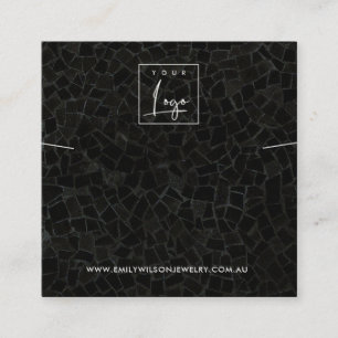 CARTE DE VISITE CARRÉ AFFICHAGE DE BRACELET DE COULEUR DE LA MOSAÏQUE N