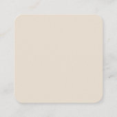 Carte De Visite Carré Africa Map Decorative Tribal Elements Pattern (Dos)