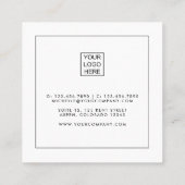 Carte de visite Carré Agate (Dos)