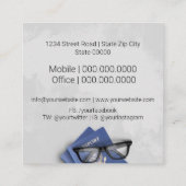 Carte De Visite Carré Agent de voyage (Dos)