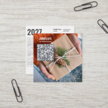 Ajoutez votre photo, code QR personnalisé Calendri