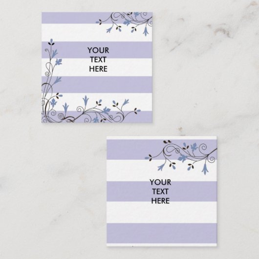 Carte De Visite Carré Ajustez, 2,5" x 2,5", matte standard (Devant / Derrière)