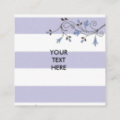 Carte De Visite Carré Ajustez, 2,5" x 2,5", matte standard (Dos)