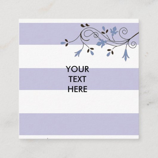 Carte De Visite Carré Ajustez, 2,5" x 2,5", matte standard (Dos)