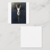 Carte De Visite Carré Albert Joseph Penot, Femme de chauve-souris (Devant / Derrière)