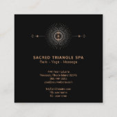 Carte De Visite Carré *~* Alchemy Moon Shaman Sacré Geometry Mandala (Dos)