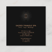 Carte De Visite Carré *~* Alchemy Shaman Sacré Geometry Mandala (Dos)