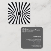 Carte De Visite Carré Alien Xebra (Devant / Derrière)