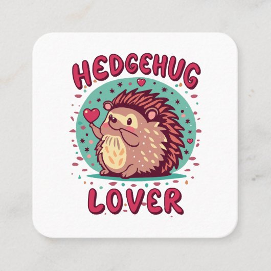 Carte De Visite Carré Amoureux de Hedgehug (Devant)