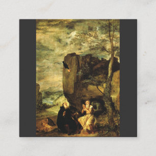 Carte De Visite Carré Antoine le Grand et Paul de Thèbes