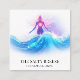 Carte De Visite Carré *~* AP13 90 Healing Beach WAVE Naissance de Vénus