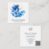 Carte De Visite Carré *~* AP13 Beach WAVE Naissance de Vénus 76 (Devant / Derrière)