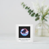 Carte De Visite Carré *~* AP13 Beach Wave Restaurant Country Club 98 (Debout devant)