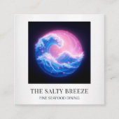 Carte De Visite Carré *~* AP13 Location de plage Gestionnaire de locatio (Devant)