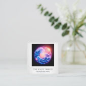 Carte De Visite Carré *~* AP13 Pêche nautique côtière 96 (Debout devant)