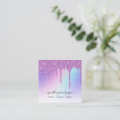 Carte De Visite Carré *~* AP7 PASTEL Rainbow Drives PARTIES SCINTILLANT  (Debout devant)