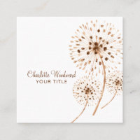 Aquarelle Vent soufflé Dandelion Fleurs