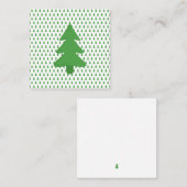 Carte De Visite Carré Arbre (Devant / Derrière)