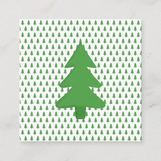 Carte De Visite Carré Arbre (Devant)