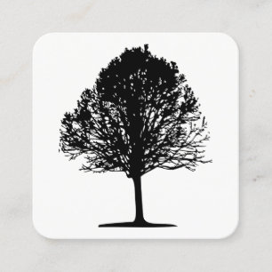 Carte De Visite Carré Arbre 01