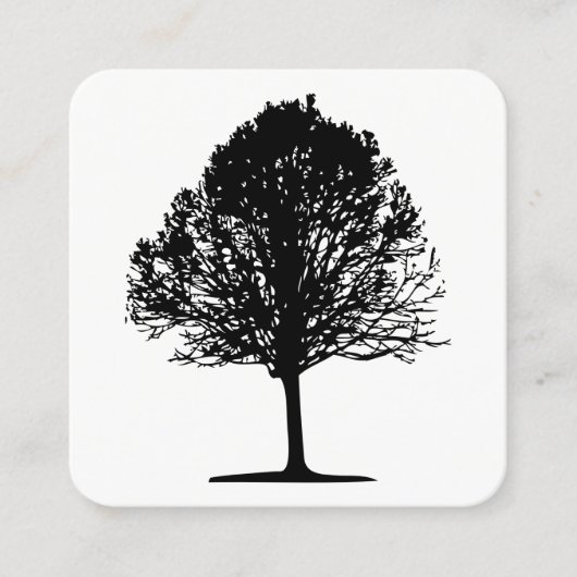 Carte De Visite Carré Arbre 01 (Devant)