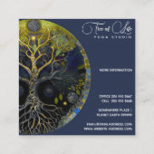 Carte De Visite Carré Arbre de la Luna (Dos)