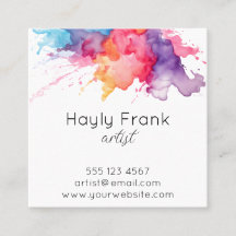 Arc-en-ciel à éclaboussure aquarelle