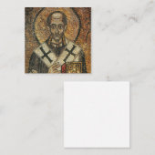 Carte De Visite Carré Archevêque de Constantinople (Devant / Derrière)