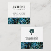 Carte De Visite Carré Architecture paysagère | Service de jardinage (Devant / Derrière)