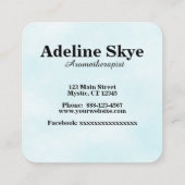 Carte De Visite Carré Aromathérapie (Dos)