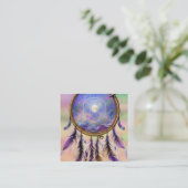 Carte De Visite Carré Art Dreamcatcher (Debout devant)