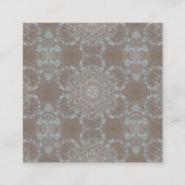 Carte De Visite Carré Art naturel Pierre & Sable (Devant)