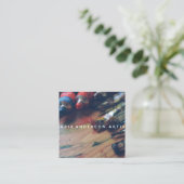 Carte De Visite Carré Art Studio (Debout devant)