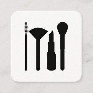 Carte De Visite Carré Artiste de maquillage