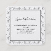 Carte de visite Carré astronaute (Devant)