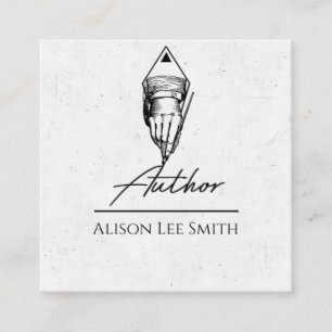 Carte De Visite Carré Auteur