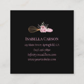 Carte De Visite Carré Baking Business Whisk Card (Dos)