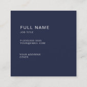 Carte De Visite Carré Balles d'eau (Dos)