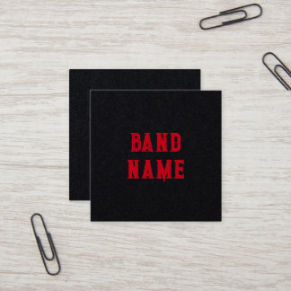 Carte De Visite Carré Bande personnalisée